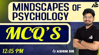 Mindscapes of Psychology  MCQs  For PSTETCTET amp All Other Teaching Exams  By Ashim sir [upl. by Natsirt361]