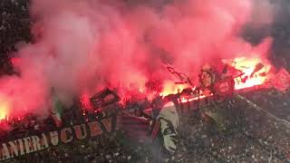 Ac Milan Fans Amazing Pyro Show Vs Inter In Milano Derby [upl. by Gilbert611]