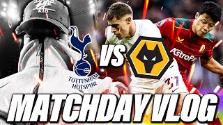 ABSOLUTLY FRUSTRATING IM FUMING 🤬🤬 Tottenham 12 Wolves EXPRESSIONS MATCHDAY VLOG [upl. by Yznyl]