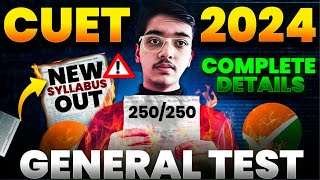 CUET 2025 General Test Syllabus OUT🔥📚 I Complete Details [upl. by Eppillihp486]