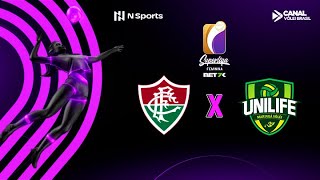 Superliga Feminina 202324 Fluminense x Unilife Maringá  AO VIVO E COM IMAGENS [upl. by Rombert78]