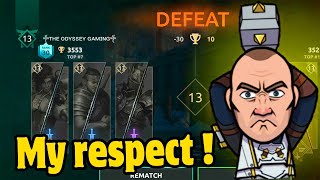 My respect to this Guy 🫡 He used 69 IQ During battle KAOJI vs Odyssey  Shadow Fight 4 Arena [upl. by Eednak]