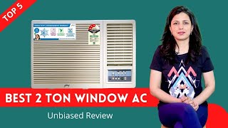 ✅ Top 5 Best Window Ac 2 Ton in India  Windows Air Conditioners Review [upl. by Ahcatan]