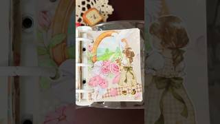 【コラージュ】お花を届けに shorts collage asmr journal journaling scrapbooking [upl. by Ahsitahs385]