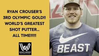 Congrats Ryan Crouser the WORLDS GREATEST Shot Putter… All Time [upl. by Ydde]