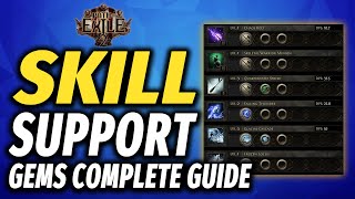 Path of Exile 2 Uncut Skill amp Support Gems Guide  How To Get Them and Upgrade Skill Gems [upl. by Nylecoj]