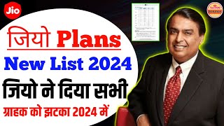 Jio Recharge Price increase 2024  Jio Price Hike  Jio New Plans increase 3rd July 2024 jio [upl. by Nomor]