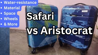 Safari vs Aristocrat Trolley Bag [upl. by Refeinnej]