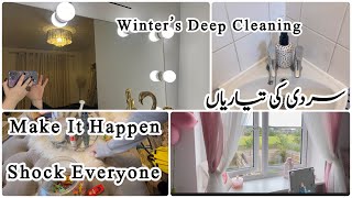 Cleaning Motivation  Deep Clean With Me  Whole House Deep Cleaning Winter Clean [upl. by Suez186]