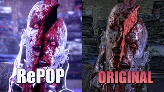 Lollipop Chainsaw RePop vs Original All Bosses Side by Side Comparison  4K60ᶠᵖˢ [upl. by Nyrrat]