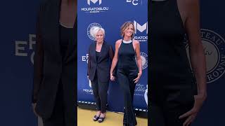 Muriel Robin et Anne Le Nen au gala de charité de lacadémie de tennis Mouratoglou  Voici [upl. by Yeldnarb]