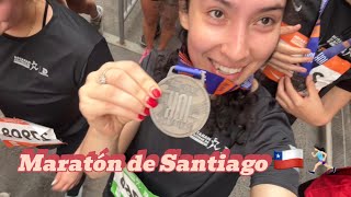 Corrí en la Maratón de Santiago 2024 [upl. by Ydarb386]