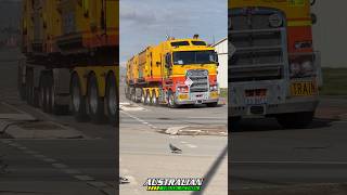 Two Kenworth K200 road trains turning [upl. by Ylro]