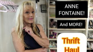 ANNE FONTAINE And more Thrift Haul For eBay and Poshmark [upl. by Thurmann]