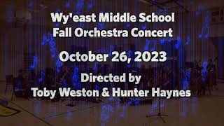 Wyeast Middle Schools Fall Orchestra Concert  October 26 2023 [upl. by Elbys792]