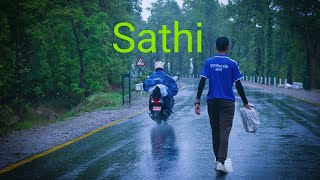 Sathi  cover video  Sushant kc [upl. by Samau]