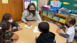 Kindergarten Small Group Creating a Decodable Using Interactive Writing [upl. by Antonius]