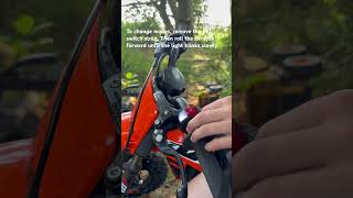 How To Use The KTM SXE 2 on off mode changes ktm electric dirtbike ktmsxe2 [upl. by Ynnep]