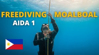 Trying Freediving for the First Time in The Philippines AIDA 1 🇵🇭 [upl. by Oner581]