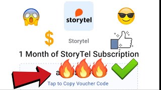 storytel one month free subscription coupon code and paytm cash giveaway watch nowstorytelling [upl. by Waiter]