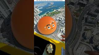 Amazing Emoji dome at Dubai Island road junction।😱shortvideo amazingfacts [upl. by Inami359]