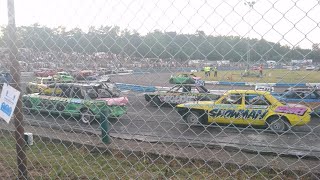 Every Race from the 2021 Ringwood Raceway All Granada Mark I amp Mark II Meeting Banger Racing [upl. by Hanoy]