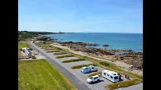 West Beach Caravan Park in Hopeman Holiday Vans Pods Lodges and Sea Front Touring Pitches [upl. by Lezley]