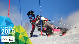 Alpine Combined  River Radamus USA wins Mens gold  ​Lillehammer 2016 ​Youth Olympic Games [upl. by Yttel754]