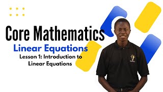 Linear Equations  Lesson 1 Core Mathematics  SHS  Sign Language [upl. by Naes]