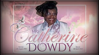 A Celebration Of Life For Mrs Cathrine Dowdy [upl. by Dylana582]