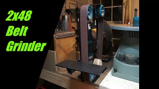 2x48 Belt Grinder Setup [upl. by Annahsat]