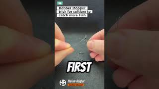 Bobber stopper trick for softlure to catch more Fish fishing fishingknots fishingtrip mancing [upl. by Carina124]