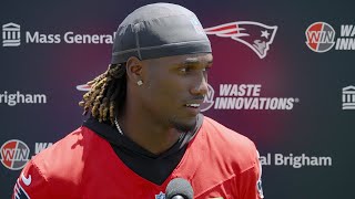 Joe Milton III on First NFL Training Camp  Patriots Press Conference [upl. by Airotcivairam]