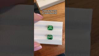 Green Tsavorite 4 carat matched pair [upl. by Lorri]