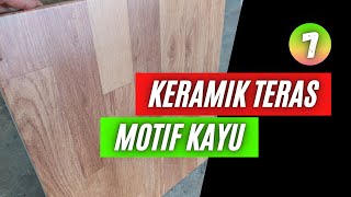 Inilah dia 7 Keramik teras depan rumah motif kayu idaman para arsitek [upl. by Kotick]