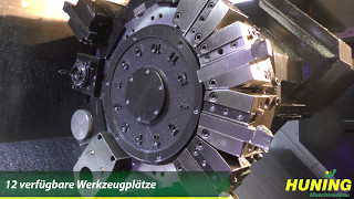 Huning Maschinenbau  Zerspanungstechnik mit Dosaan Puma CNC Drehmaschine [upl. by Yorick]