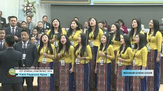 Mizoram Synod Choir  Zin kawng tha ber  KTP General Conference 2024 [upl. by Aihselat]