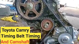 Camshaft timing toyota 3s 4s 5sFE engine timing belt [upl. by Artsa754]