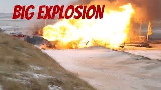 Gas explosion Beach inn IJmuiden [upl. by Ned457]