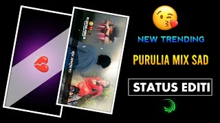 🔥💔New Style Trending Khortha x Hindi xNagpuri xSad X purulia Song Status Editing Alight Motion [upl. by Demetra]