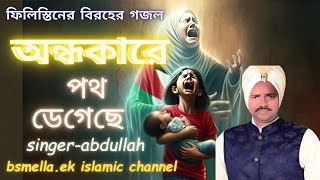 NEW GOJOL BANGLA । ফিলিস্তিনের বিরহের গজল । অন্ধকারে পথ ডেগেছে । বিরহের গজল ।ইসলামিক গজল 2023 [upl. by Gnok]