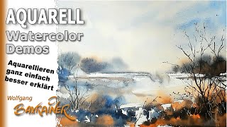 Aquarell – leicht abstrahiert [upl. by Kliber515]