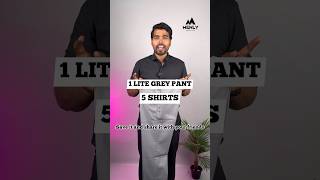 5 Best matching shirts for lite grey pant lite grey pant formaloutfit mensfashion litegreypant [upl. by Poul]