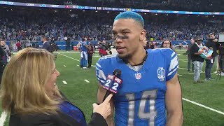 Lions AmonRa on Detroit win Everyone making plays [upl. by Phip]