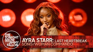 Ayra Starr Last Heartbreak SongWoman Commando  The Tonight Show Starring Jimmy Fallon [upl. by Saltsman]