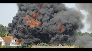 Shoreham air show plane crash  FULL VIDEO West Sussex [upl. by Schreibe547]