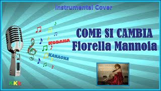 Come si cambia  Fiorella Mannoia  Karaoke Sax Cover di Alex Montana Kodana Karaoke [upl. by Sauncho]