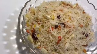 Mom’s recipe  white fried rice [upl. by Wollis410]