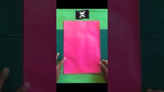 How to make pirate hat ☠️🏴‍☠️trending viral origami shorts [upl. by Enra]