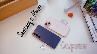 iPhone15 Vs Samsung S24 Comparison [upl. by Gisela176]